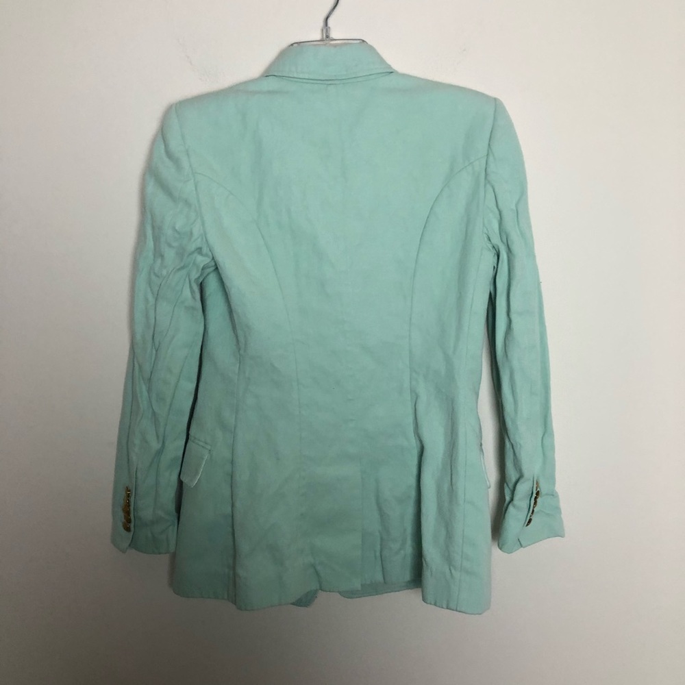ALC Sedgwick Button Mint Blazer Jacket - Picture 12 of 13